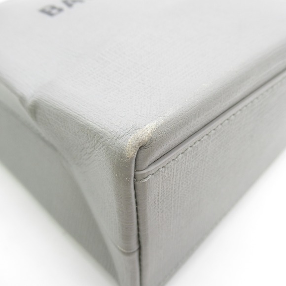 Balenciaga 2Way Shopping Tote XXS Calf Leather Gray - Picture 8 of 10